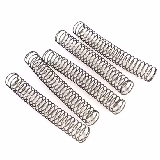 Автомобильная винтовая пружина из стальной проволоки, закаленной в масле.